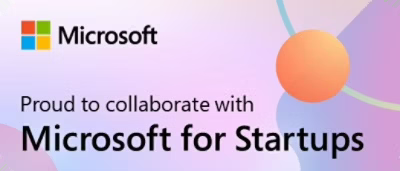 Proud to collaborate with Microsoft for Startups