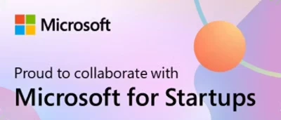 Proud to collaborate with Microsoft for Startups
